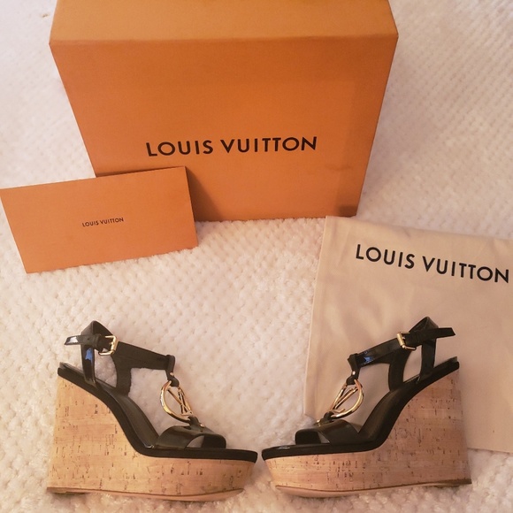 Louis Vuitton Wedge Sandals ◇• 10.5US/41EU•◇ - Picture 4 of 7